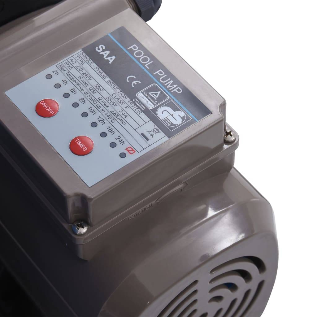 vidaXL Sandfilteranlage mit Zeitschaltuhr 530 W 10980 L/h-3