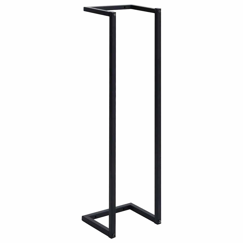 vidaXL Handtuchständer Schwarz 25x20x95 cm Eisen-0