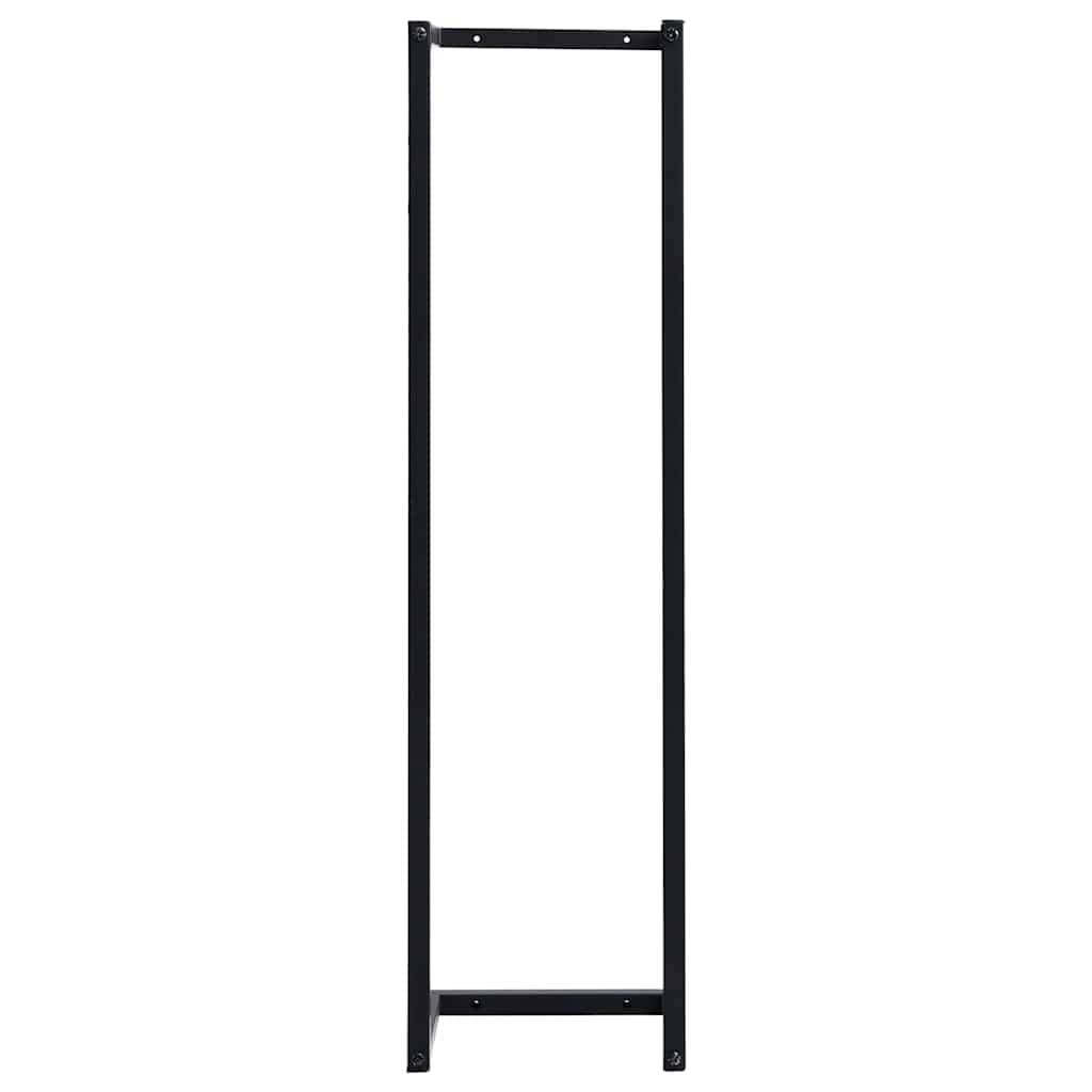 vidaXL Handtuchständer Schwarz 25x20x95 cm Eisen-3
