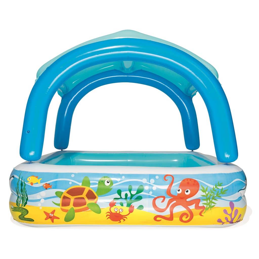 Bestway Spielbecken mit Vordach Blau 140 x 140 x 114 cm 52192-3