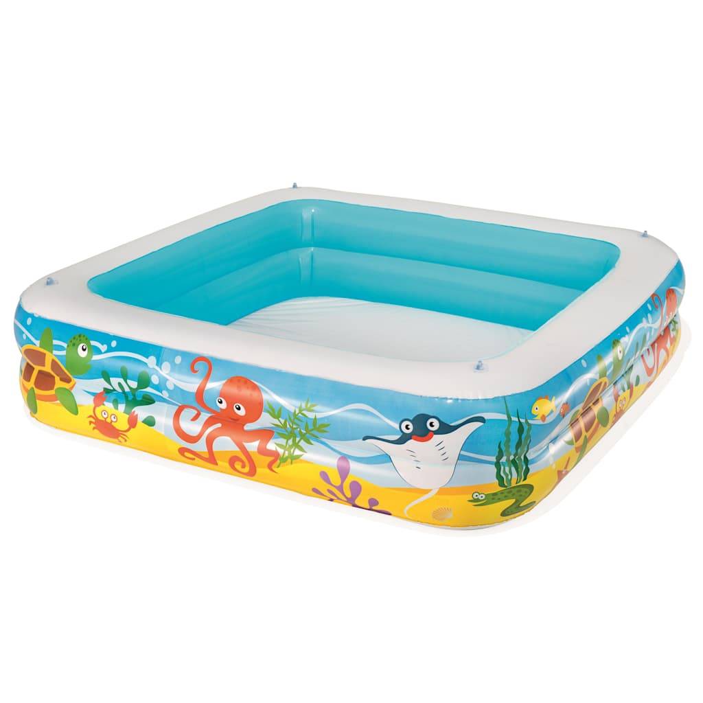Bestway Spielbecken mit Vordach Blau 140 x 140 x 114 cm 52192-4