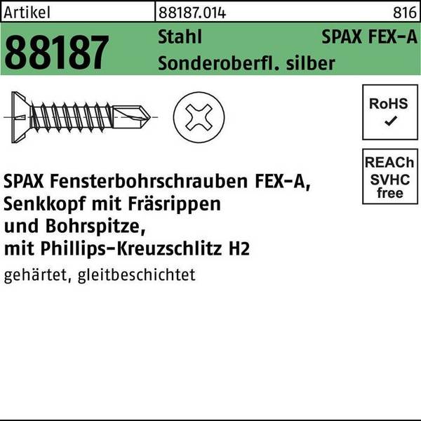 Bohrschraube/Kreuzschlitzschraube/Reyher/Schrauben/Selbstbohrschrauben