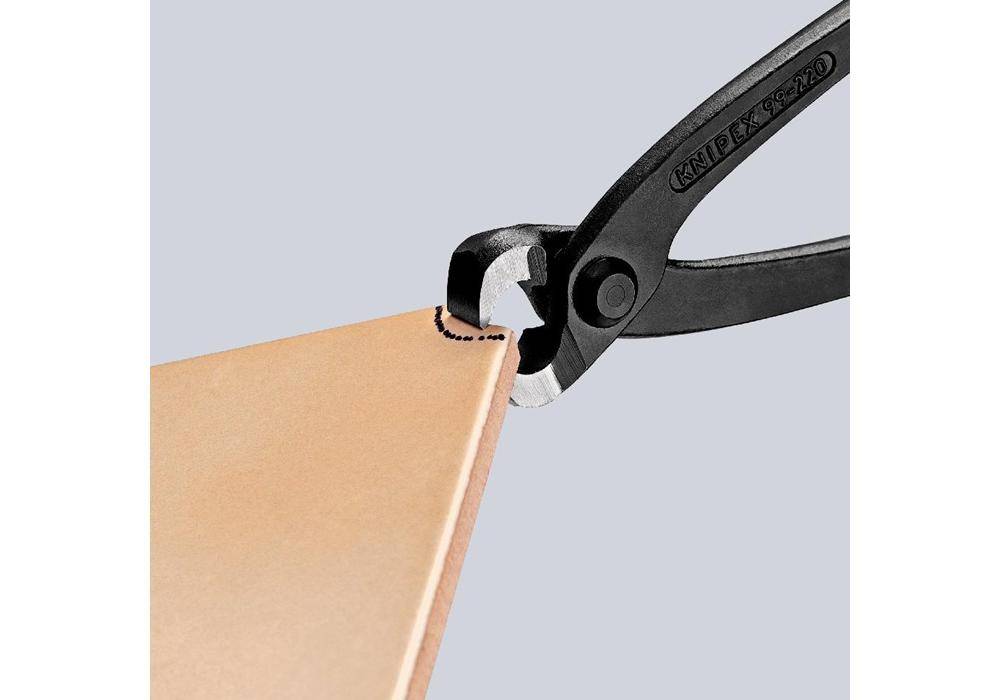 KNIPEX Monierzange Länge 250 mm poliert schwarz atramentiert mit-3