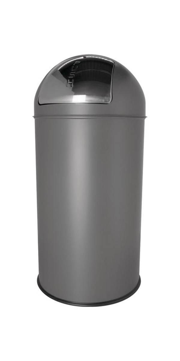 helit Abfallsammler Ø360xH745mm 50 l mittelgrau