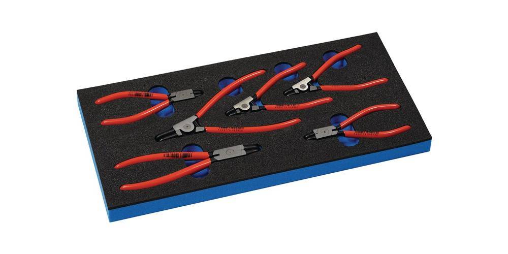 KNIPEX Werkzeugmodul 6-teilig 1/3-Modul Innen/Außenringe J0-21/A0-21-0