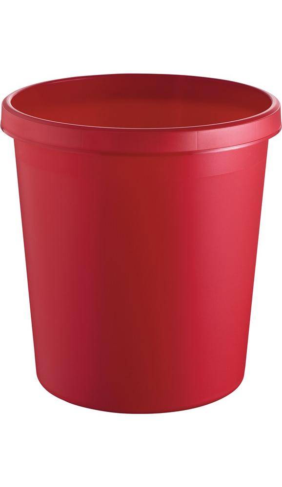 Maped Deutschland GmbH Papierkorb 18l H331xØ315mm m.Griffrand Ku.rot H6123825