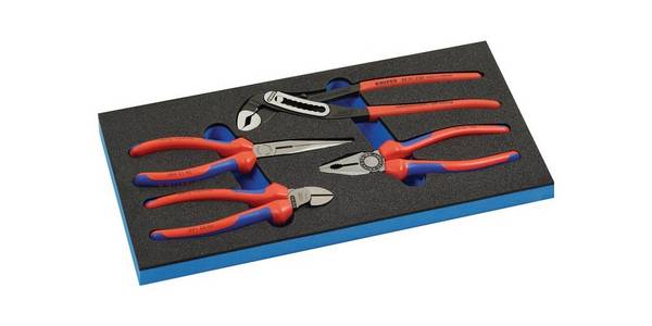 KNIPEX Werkzeugmodul 4-teilig 1/3-Modul Zangensatz