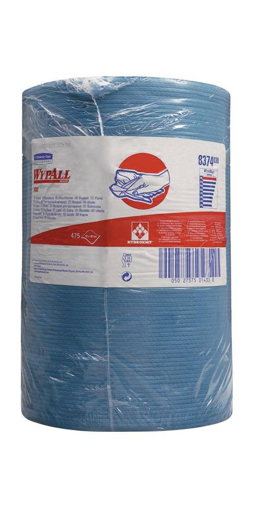 KIMBERLY-CLARK Wischtuch WYPALL X80 8374 L380xB420ca. mm stahlblau