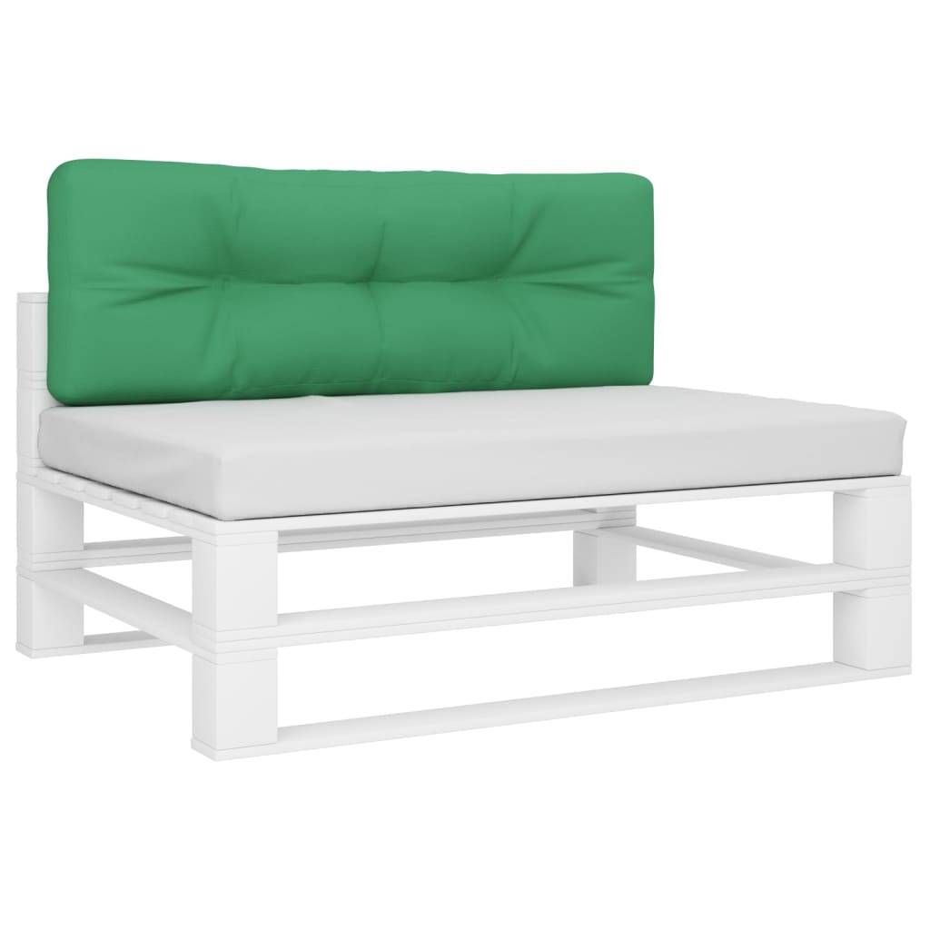 vidaXL Palettenkissen Grün 120x40x12 cm Stoff-2