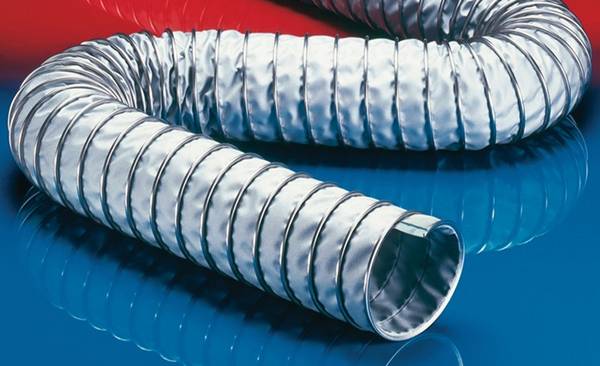 CP HiTex 487 Ø120mm L:3m Hochtemperaturschlauch + hitzebeständiger Schlauch