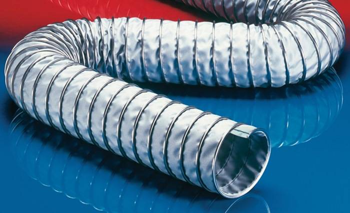 CP HiTex 487 Ø120mm L:3m Hochtemperaturschlauch + hitzebeständiger Schlauch-0