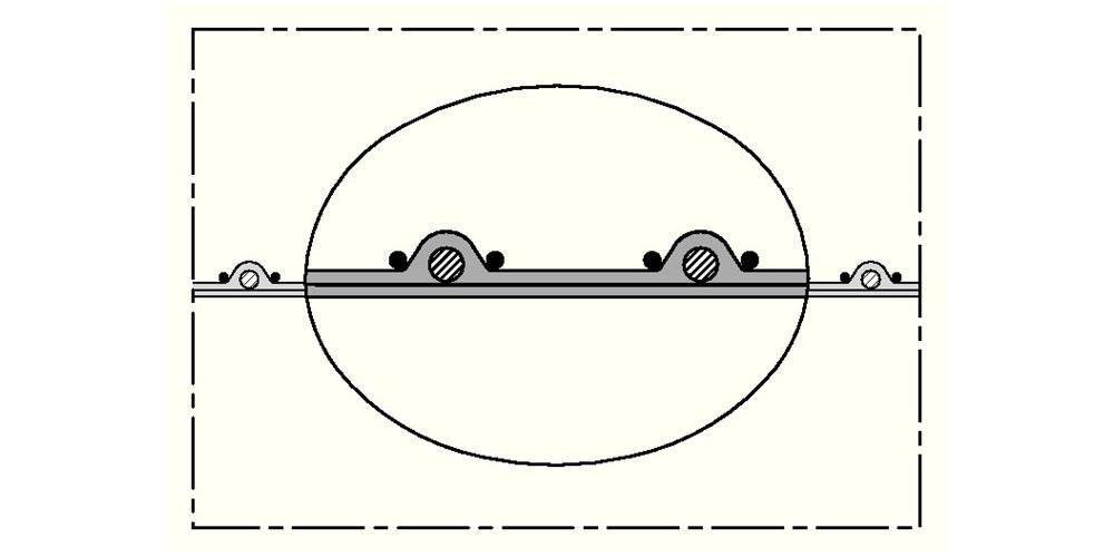 Absaug- u.Gebläseschlauch SIL 391 TWO ID 38mm AD 43,00mm 2.5mm L.4m Rl.-1