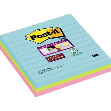 Post-it Haftnotiz Super Sticky Notes Miami Collection Maße: 101 x 101-0