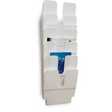 DURABLE Wand-Prospekthalter-Set "FLEXIPLUS 6", A4, 6 Fächer