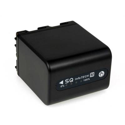 Akku für Sony Videokamera DCR-HC14 4200mAh Anthrazit mit LEDs, 7,4V, Li-Ion