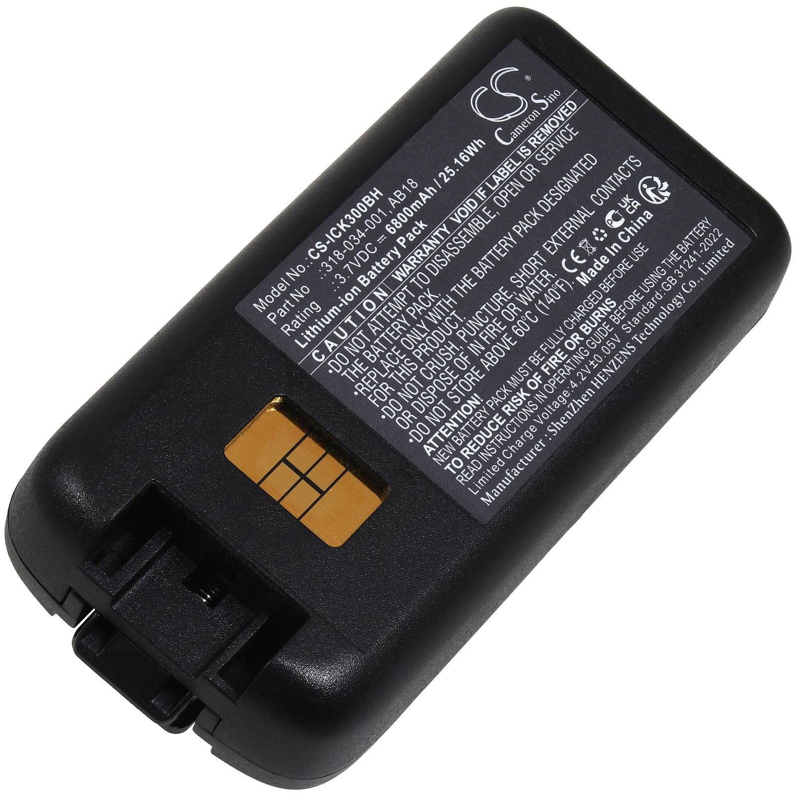 Powerakku für Barcode-Scanner Intermec CK3X, 3,7V, Li-Ion-0