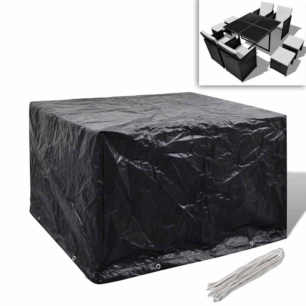 vidaXL Gartenmöbel-Abdeckung 8 Ösen 113x113x73 cm-0