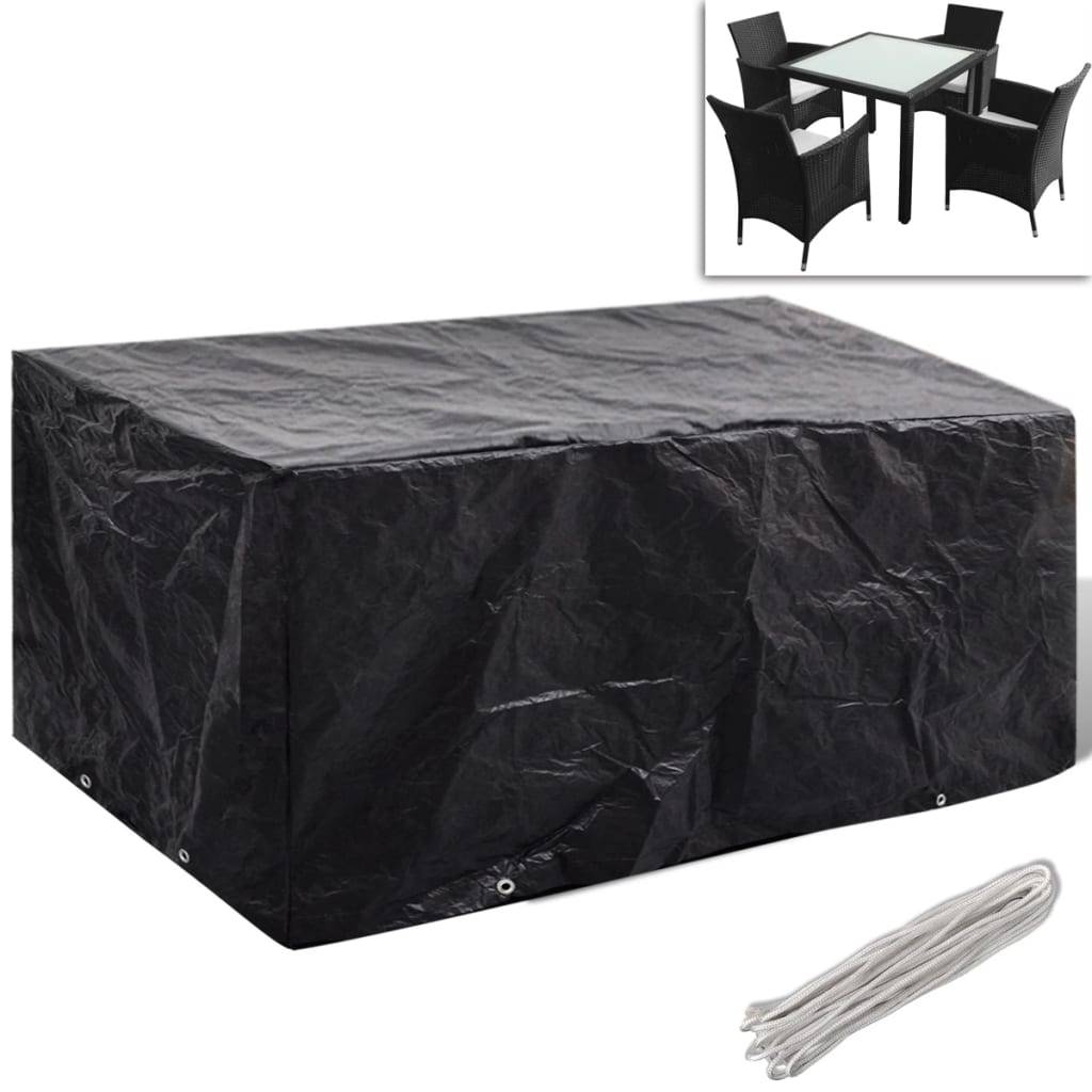 vidaXL Gartenmöbel-Abdeckung 8 Ösen 180x140x90 cm-1