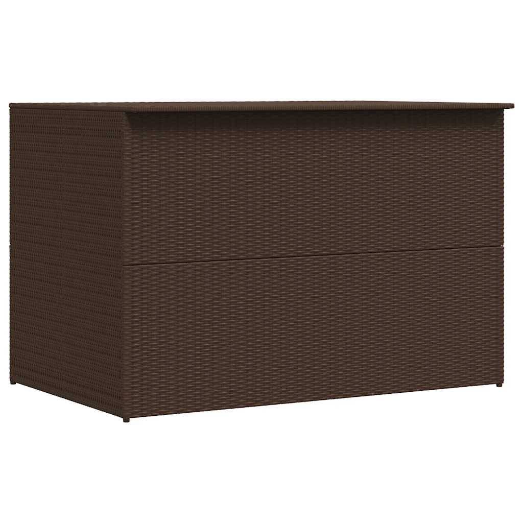 vidaXL Garden-Auflagenbox Braun 150x100x100 cm Poly Rattan-0