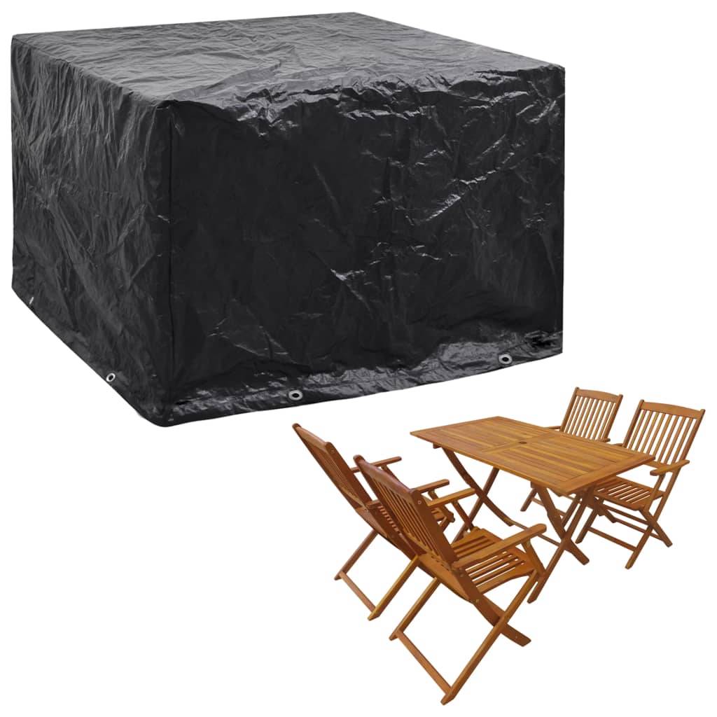 vidaXL Gartenmöbel-Abdeckung 8 Ösen 122x112x98 cm-1