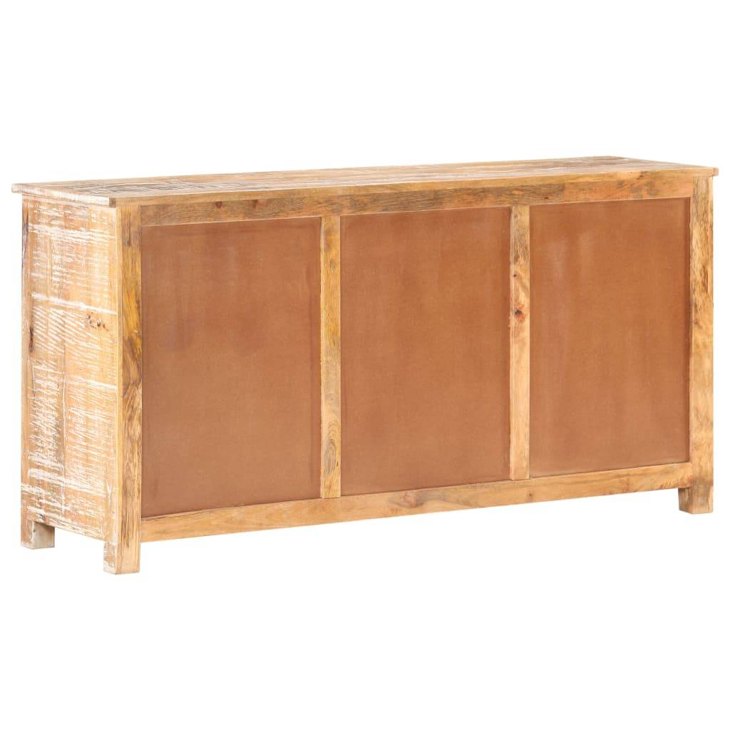 vidaXL Sideboard 151x40x75 cm Raues Akazienholz-3