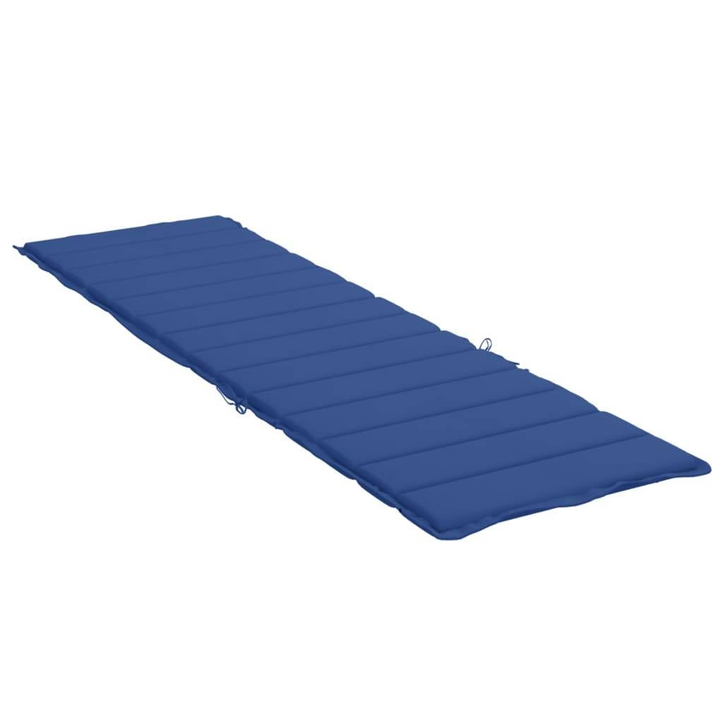 vidaXL Sonnenliegen-Auflage Königsblau 200x60x3 cm Oxford-Gewebe-1