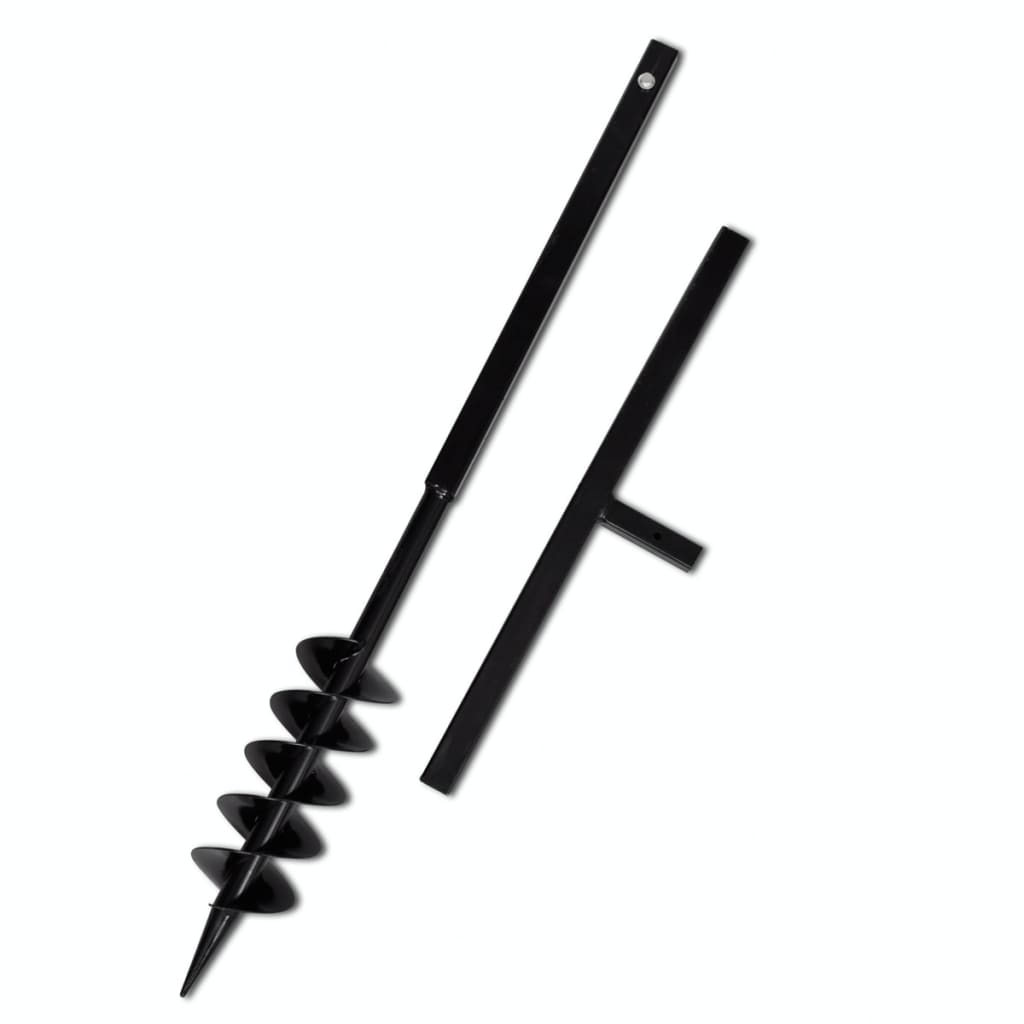 Bohrer mit Griff 100 mm Doppelspirale Schwarz-0