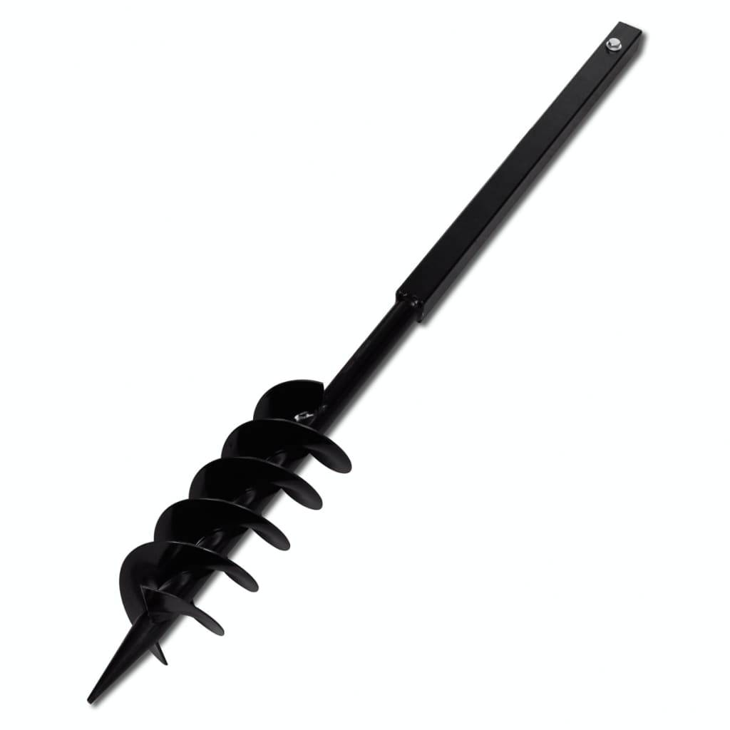 Bohrer mit Griff 100 mm Doppelspirale Schwarz-3
