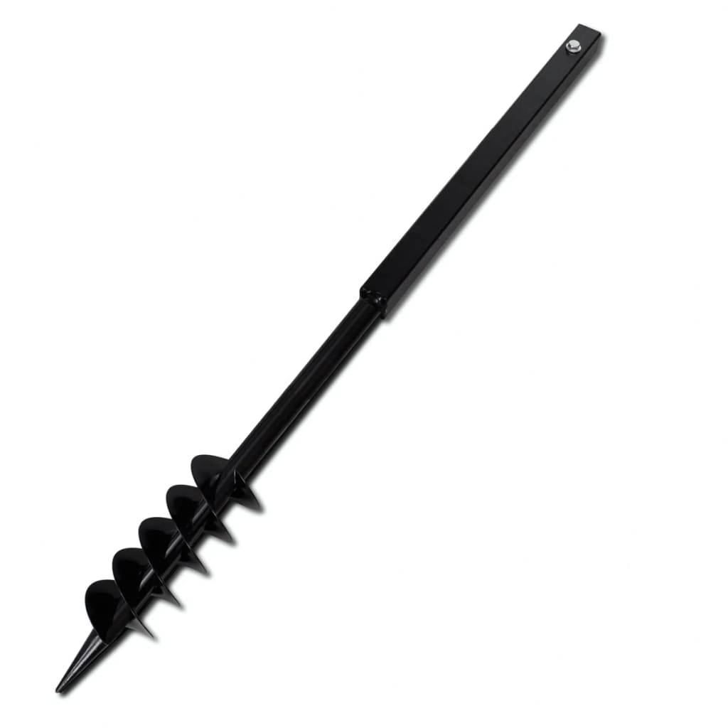 Bohrer mit Griff 80 mm Doppelspirale Schwarz-3