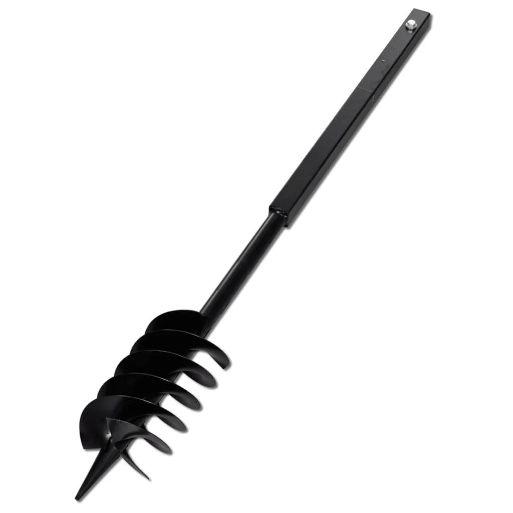 Bohrer mit Griff 150 mm Doppelspirale Schwarz-2