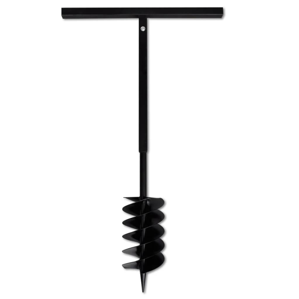 Bohrer mit Griff 150 mm Doppelspirale Schwarz-3