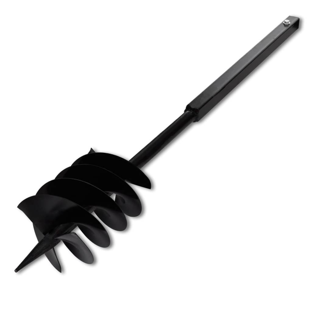 Bohrer mit Griff 180 mm Doppelspirale Schwarz-3