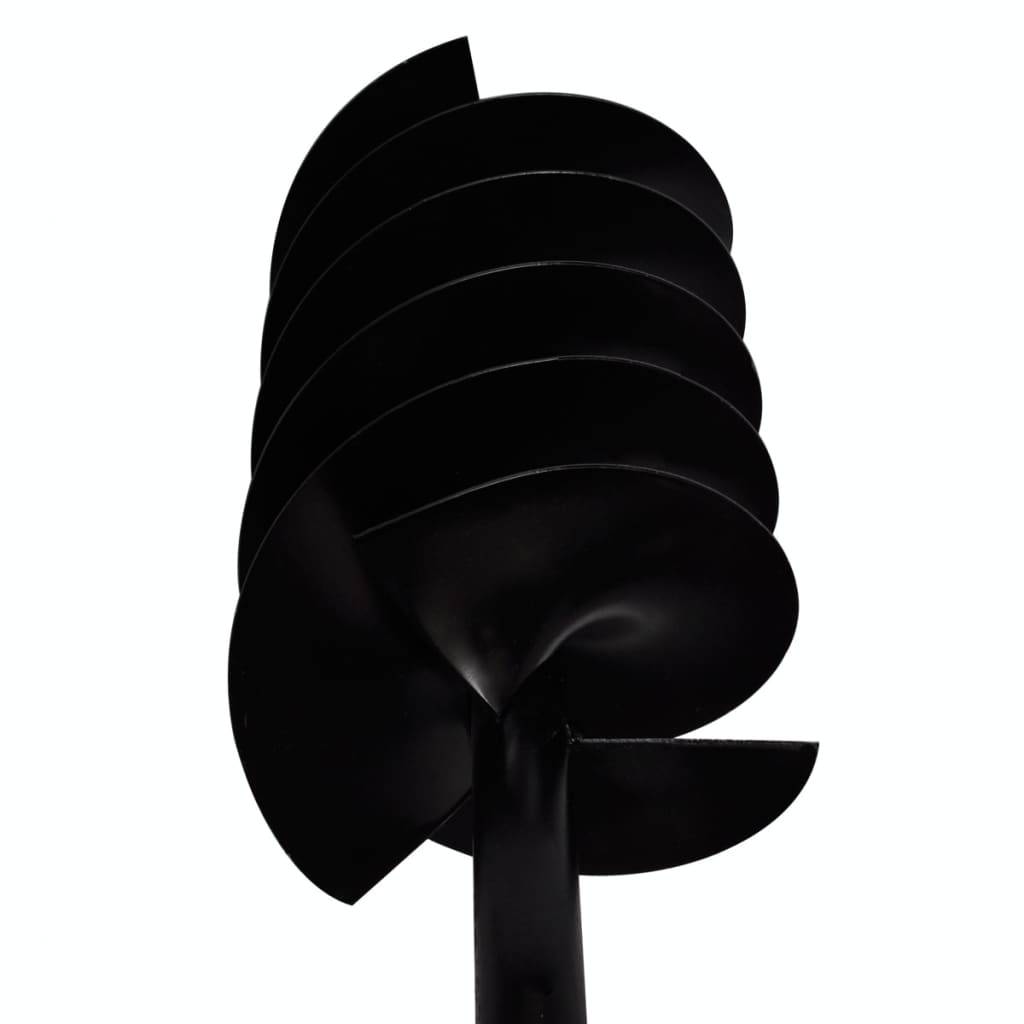 Bohrer mit Griff 200 mm Doppelspirale Schwarz-4