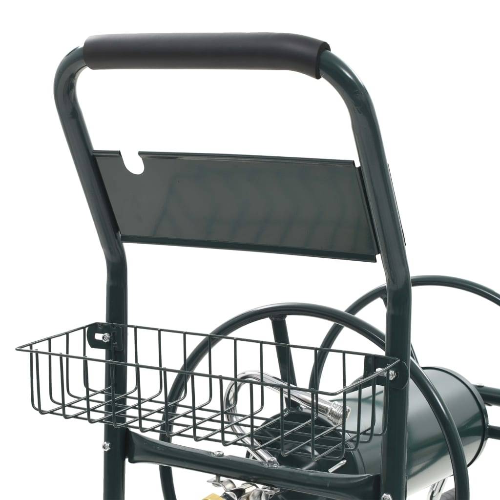 vidaXL Gartenschlauchwagen mit 1/2" Schlauchanschluss 75 m Stahl-3