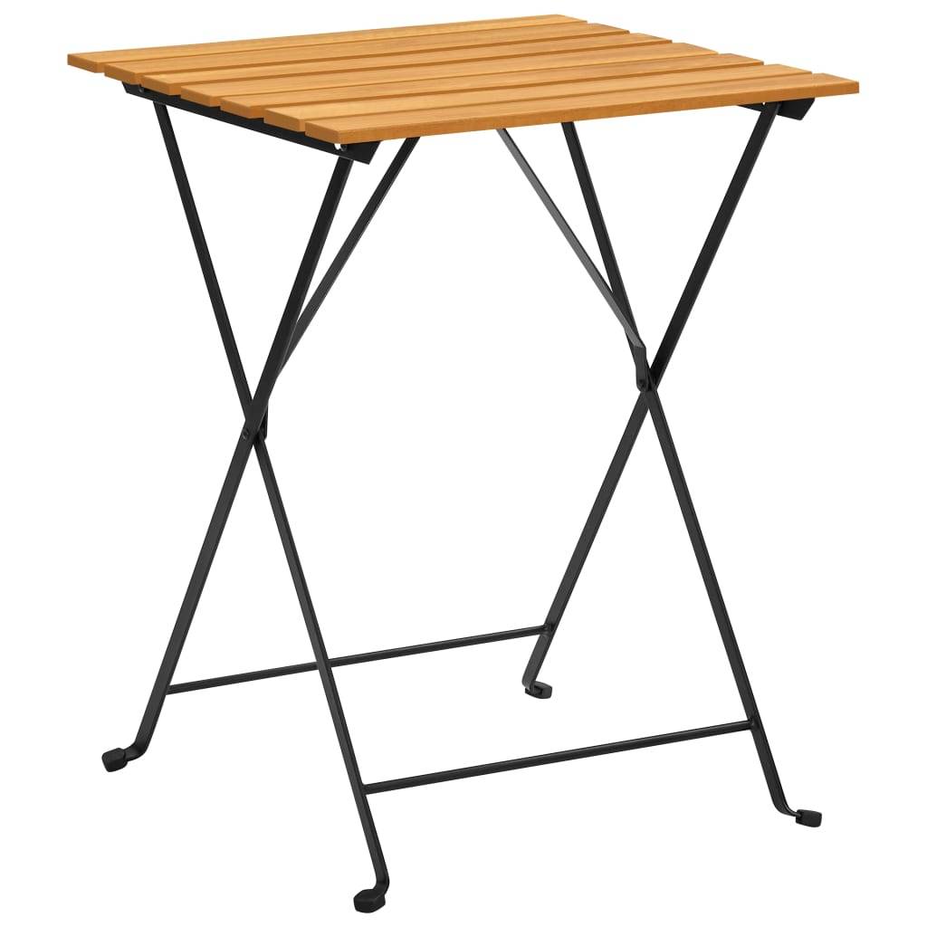 vidaXL Bistrotisch 55x54x71 cm Akazie Massivholz-0