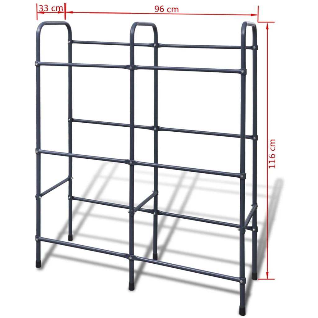 Stahlregal für 6 Kisten-4