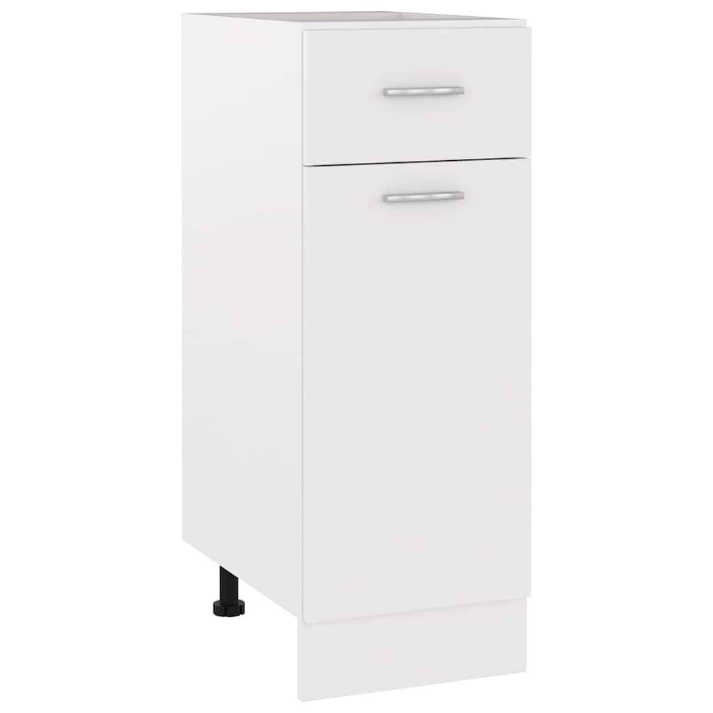 vidaXL Schubunterschrank Lyon Weiß 30x46x81,5 cm Holzwerkstoff-0