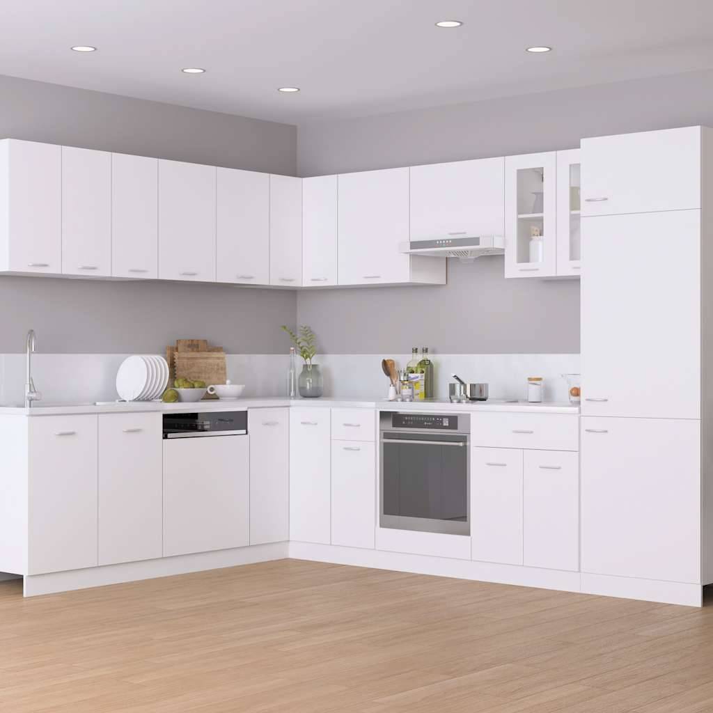 vidaXL Schubunterschrank Lyon Weiß 30x46x81,5 cm Holzwerkstoff-2
