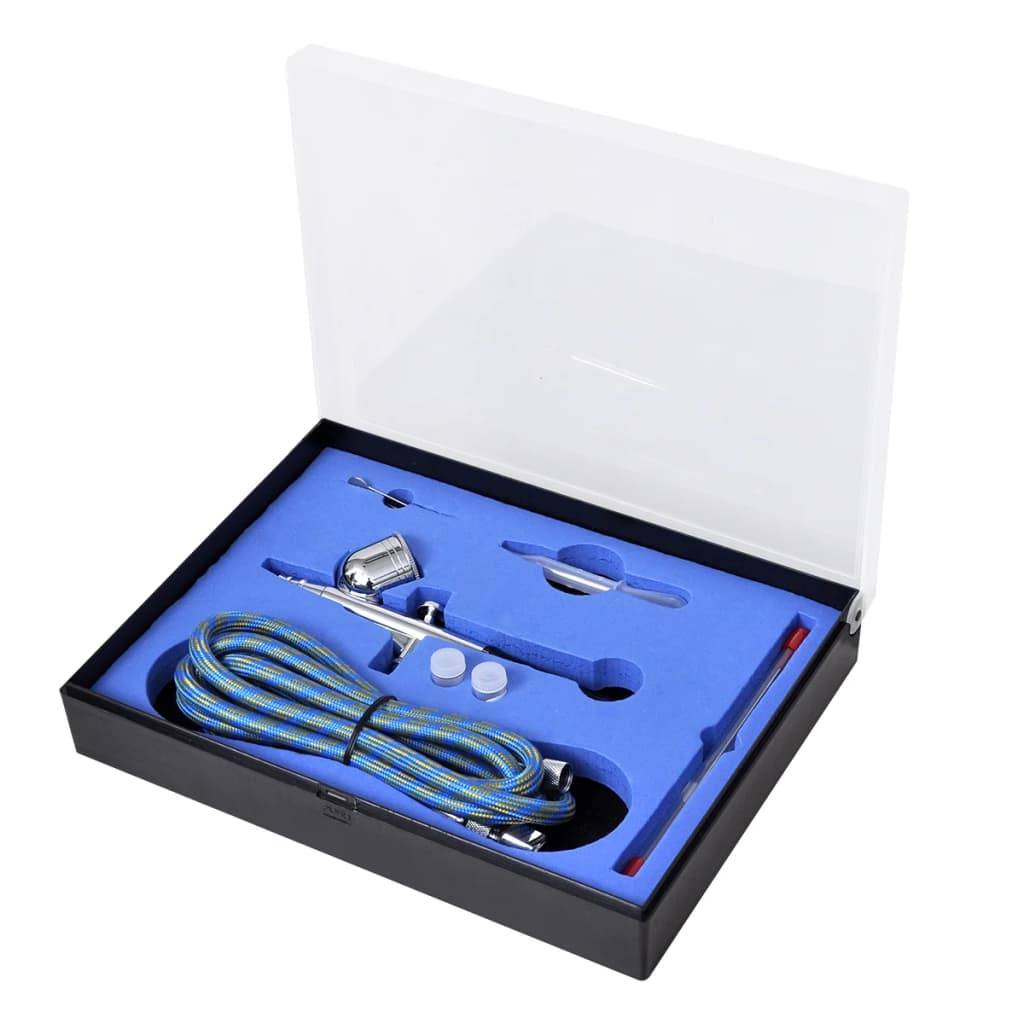 vidaXL Airbrush-Set 0,2 / 0,3 / 0,5 mm Düsen-1