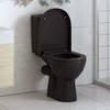 vidaXL Toilettensitz mit Absenkautomatik und Quick-Release Schwarz