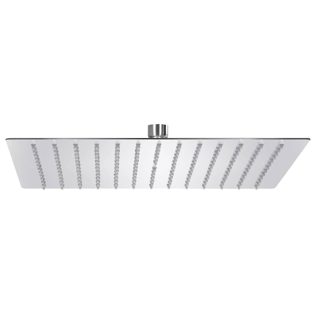 vidaXL Regenbrause Edelstahl 304 30x30 cm Quadrat-0