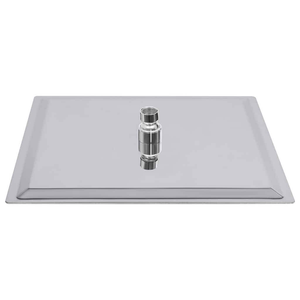 vidaXL Regenbrause Edelstahl 304 30x30 cm Quadrat-3