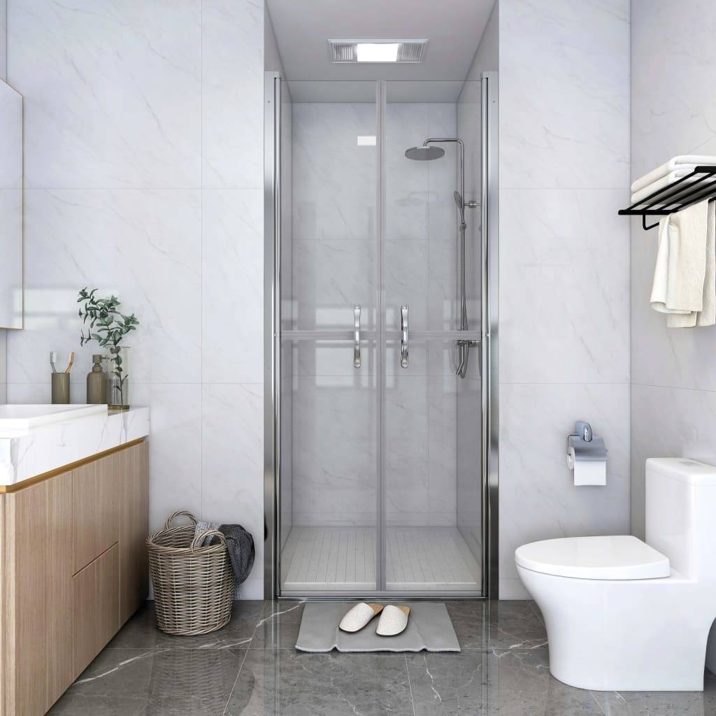 vidaXL Duschtür Transparent ESG 76x190 cm-1