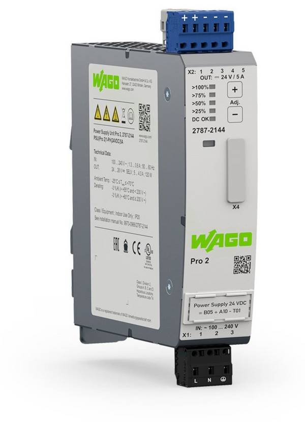 Wago Stromversorgung;Pro 2;1-phasig; - 2787-2144 - 1 Stück