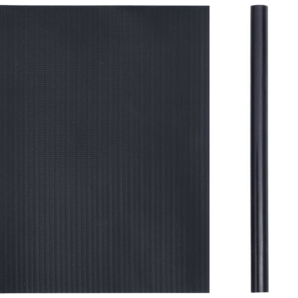 vidaXL Garten-Sichtschutz PVC 35x0,19 m Matt-Dunkelgrau-2
