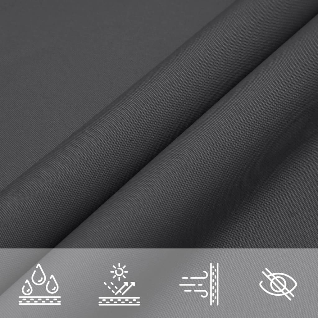 vidaXL Sonnensegel Oxford-Gewebe Quadratisch 6x6 m Anthrazit-1