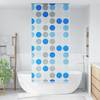 vidaXL Duschrollo 100 x 240 cm Kreismuster