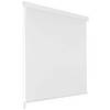 vidaXL Duschrollo 140x240 cm Weiß