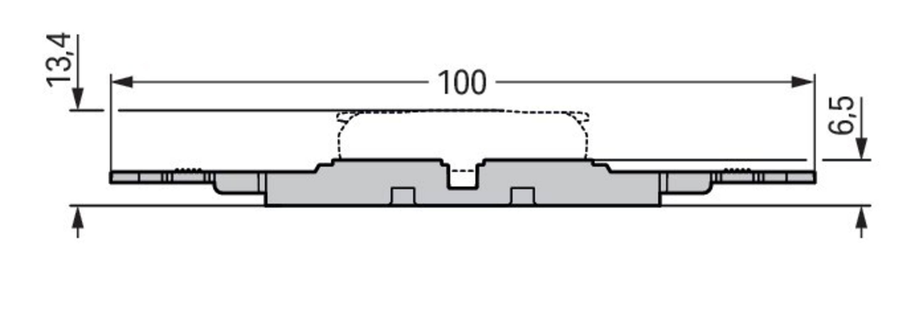 Befestigungsadapter 221-2503 Zugentlastung 3-fach-1
