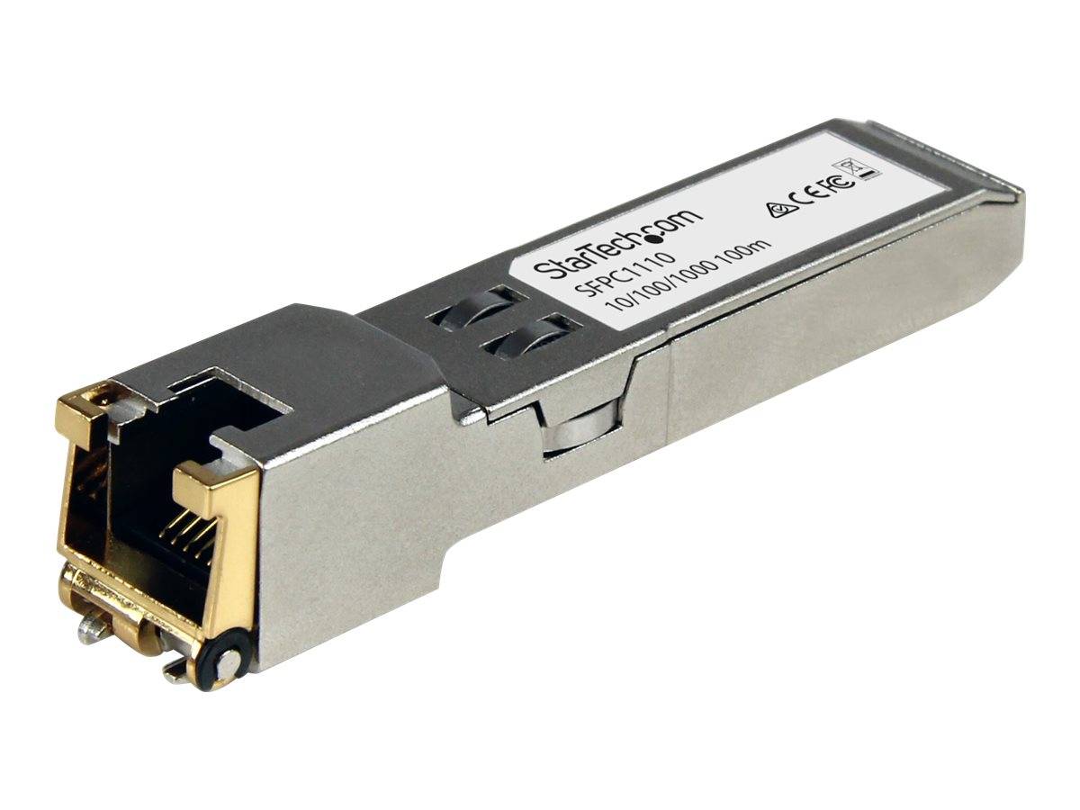StarTech.com Cisco kompatibles Gigabit RJ45 Kupfer SFP Transceiver Modul - Mini-GBIC - SFP (Mini-GBIC)--0